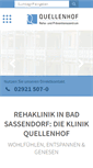 Mobile Screenshot of klinik-quellenhof.de